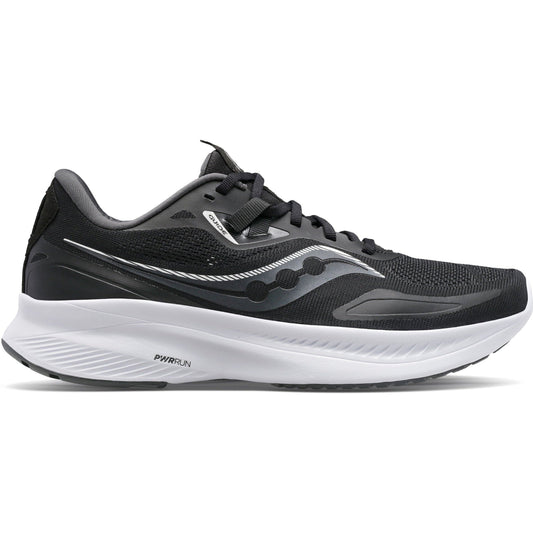 Women's Saucony Guide 15, Black/White, 11 D Wide