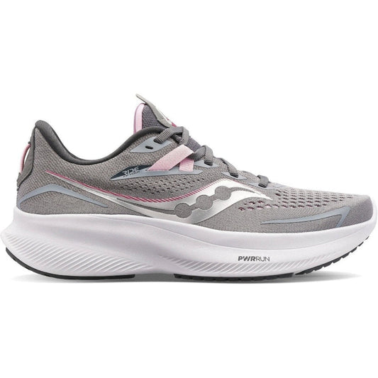 Women's Saucony Ride 15, Alloy/Quartz, 10.5 D Wide