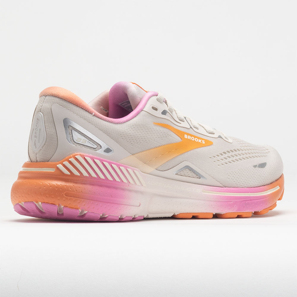 Brooks Adrenaline GTS 23 Women's  White Sand/Sunset/Fuchsia